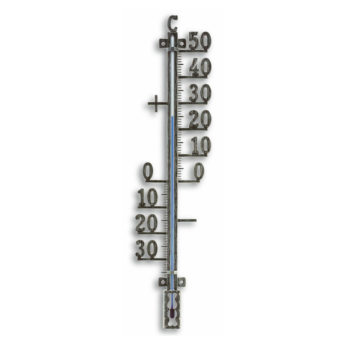 aus Metall wetterfest 12.5002.50 TFA Dostmann Analoges Außenthermometer 
