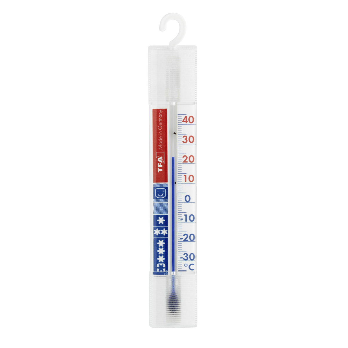 50°C Lantelme 2456 Round Bimetal Analog Stick Freezer Thermometer; Refrigerator Thermometer Temperature Display/ 
