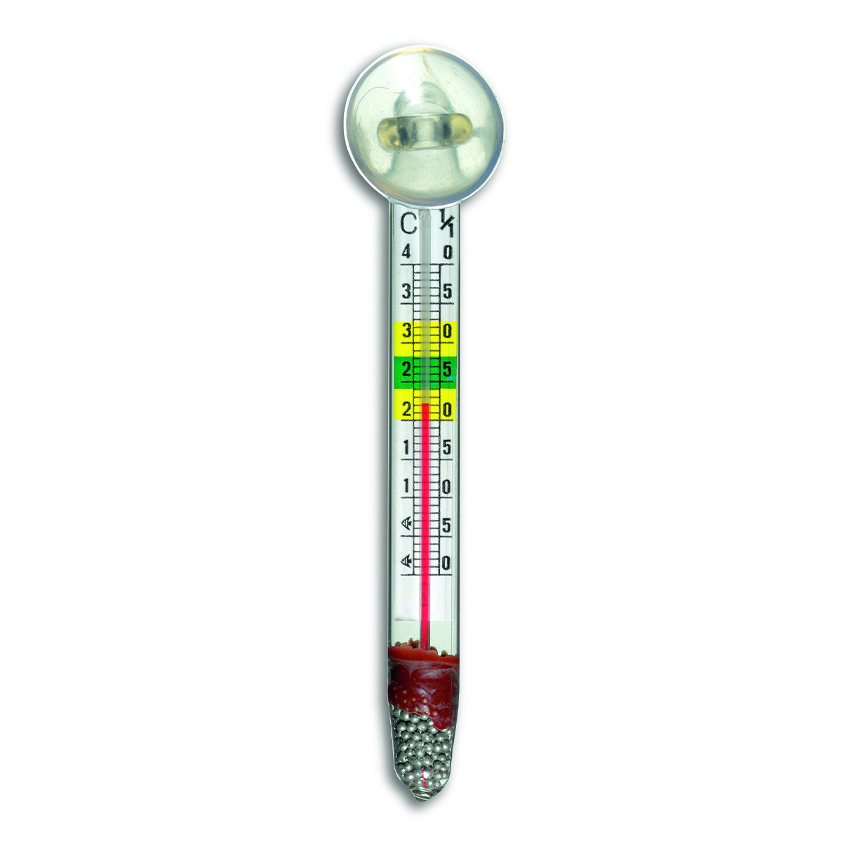 5x Aquarium-Thermometer Mit Saugnapf – Tauchthermometer Für Süß-/Salzwasser, 14,5 Cm, Glas