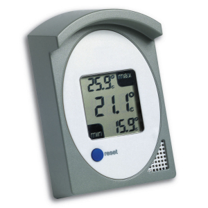 TFA 30.1027 Digitales Innen-Außen-Thermometer inkl Z-Batterie 