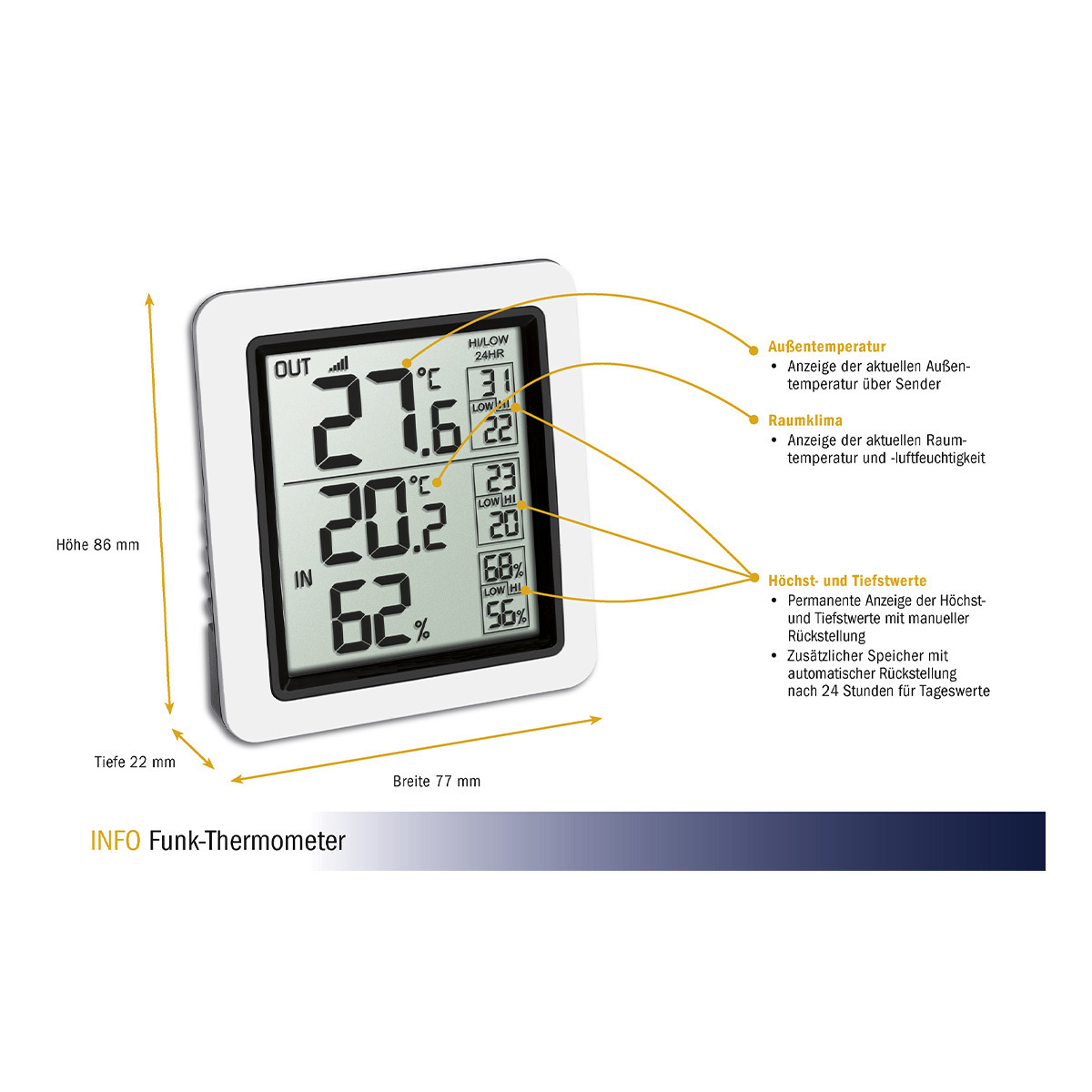 Wireless Thermometer INFO | TFA Dostmann