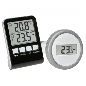 Thermometer Pool Schwimmbad Poolthermometer Wasser Temperatur Teich Poolzubehör 