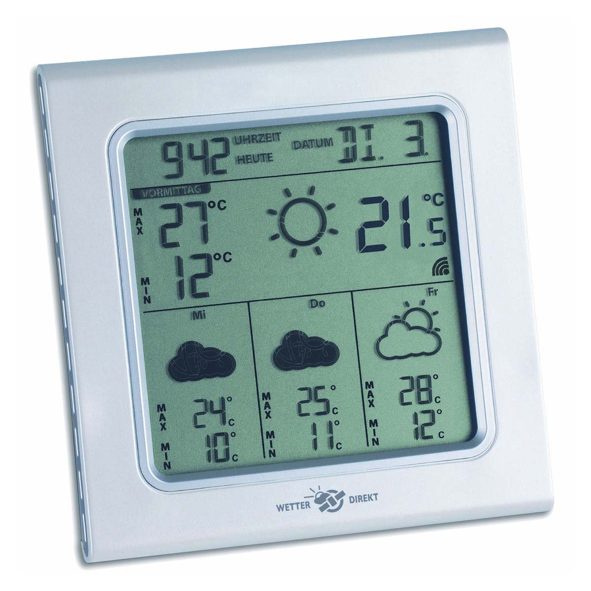 Satellitebased Wireless Weather Station GALILEO TFA Dostmann