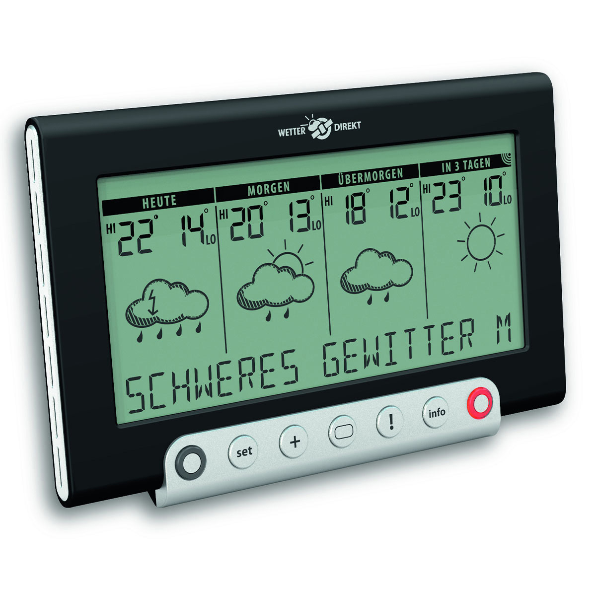 wetterstation satellitengestützt mit unwetterwarnung
