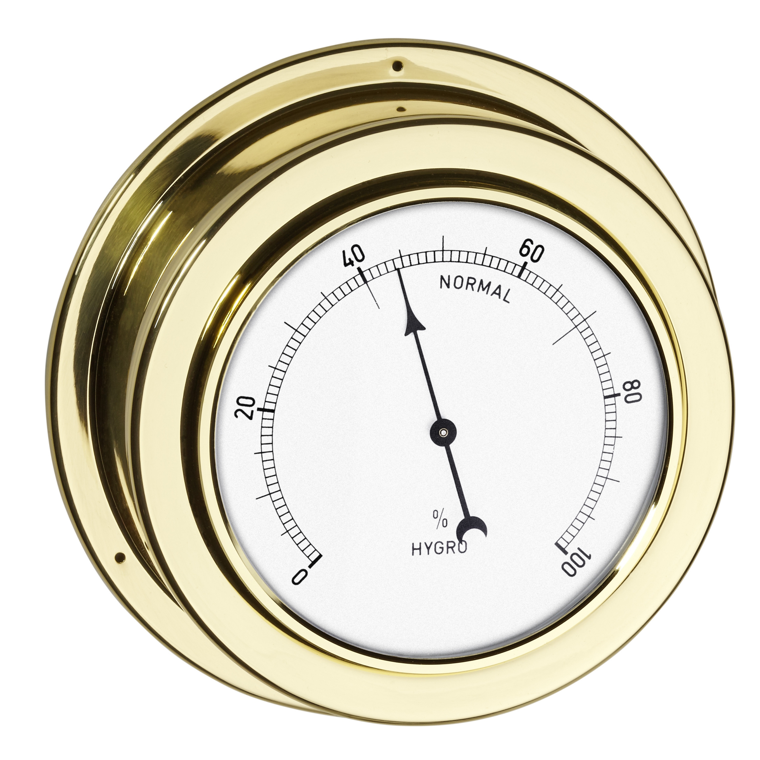 Analoges Hygrometer aus Messing MARITIM TFA Dostmann