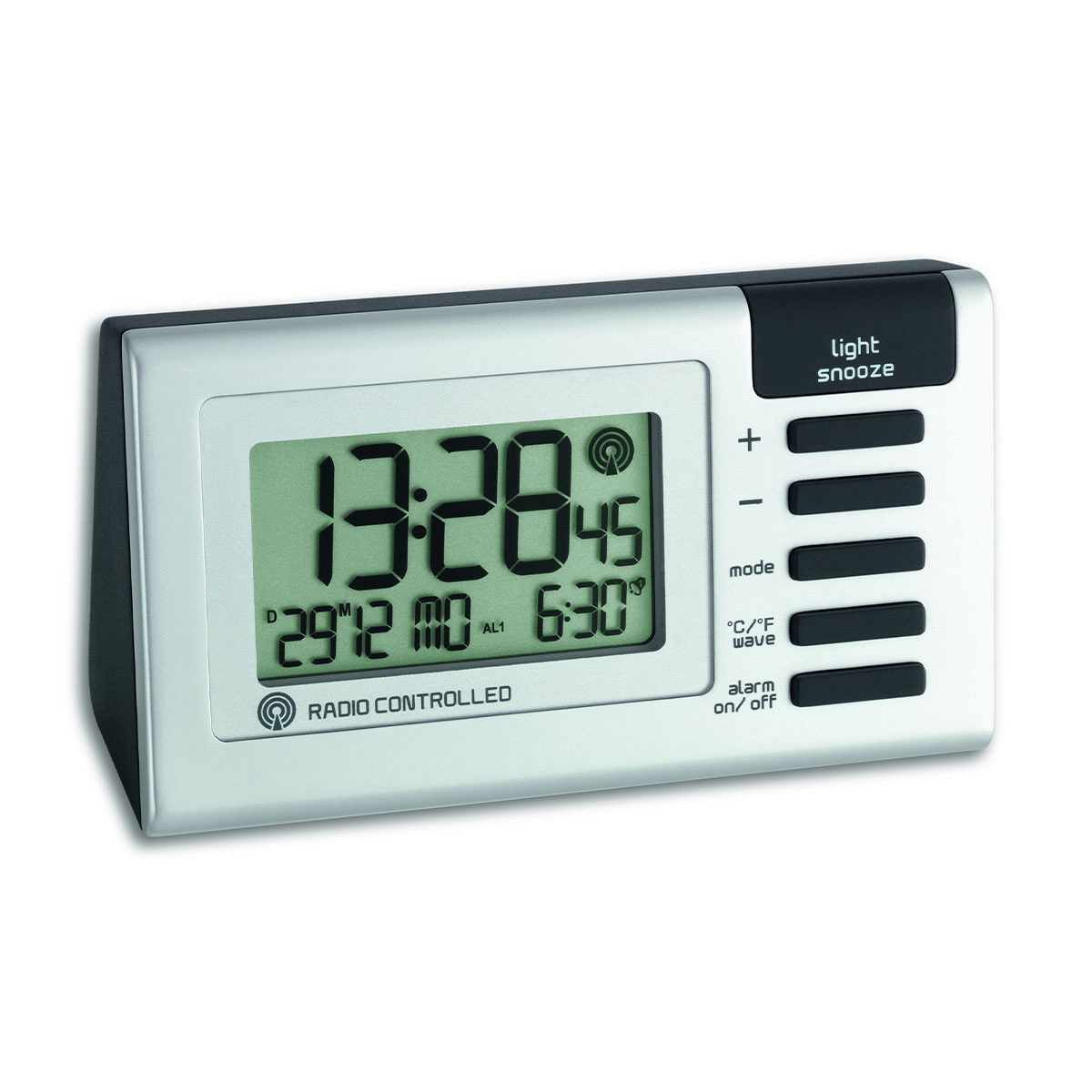 Radio Alarm Clock Tfa 60.2530.02 Radio-Controlled Time Dcf-77 