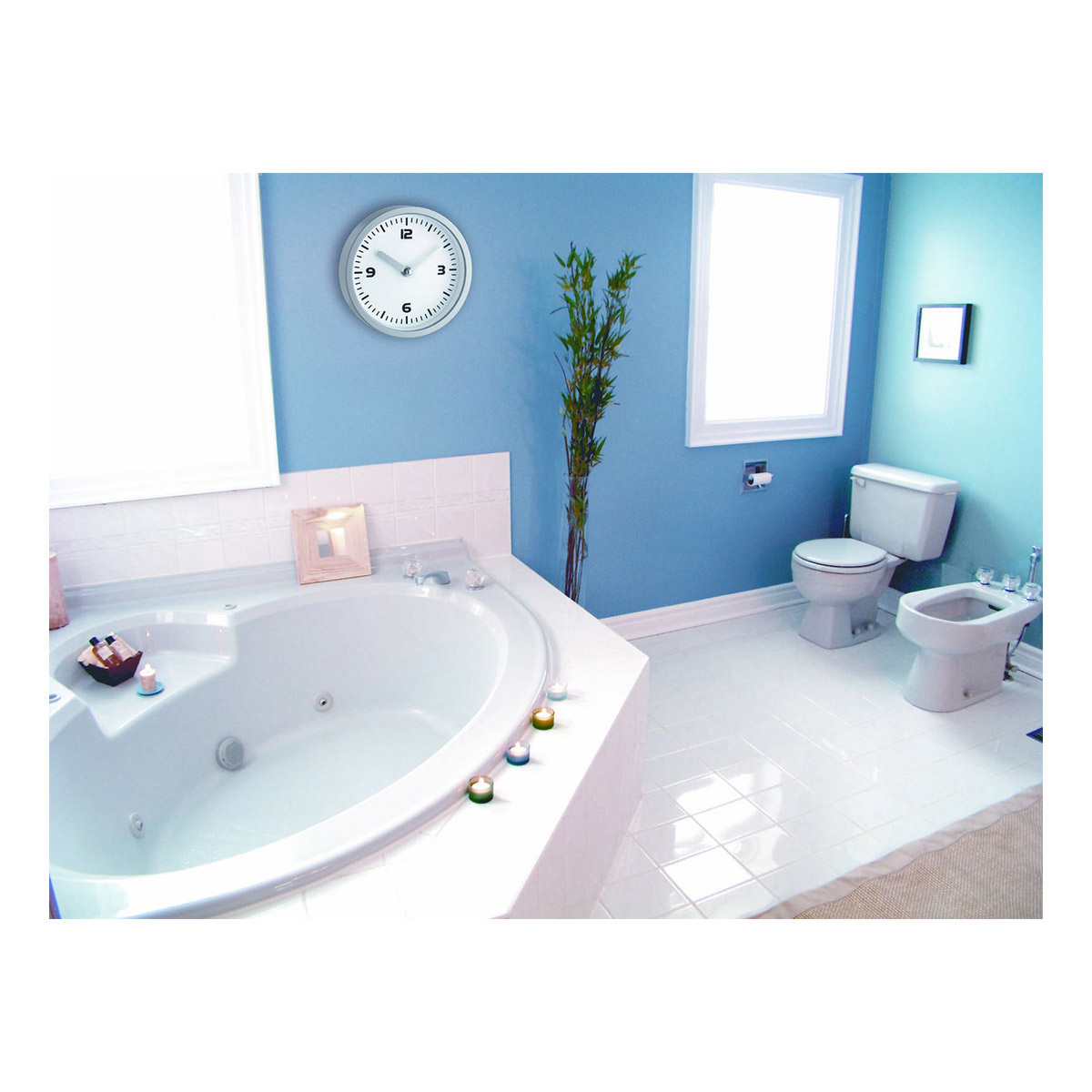 Analogue Bathroom Clock TFA Dostmann