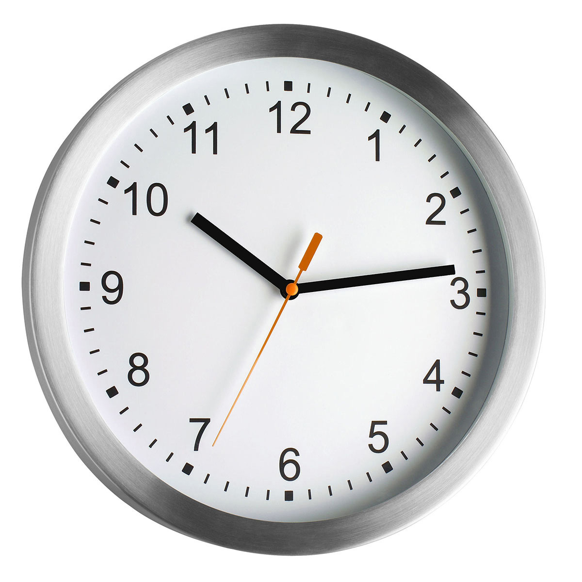 Analoge Wanduhr mit Aluminiumrahmen | TFA Dostmann