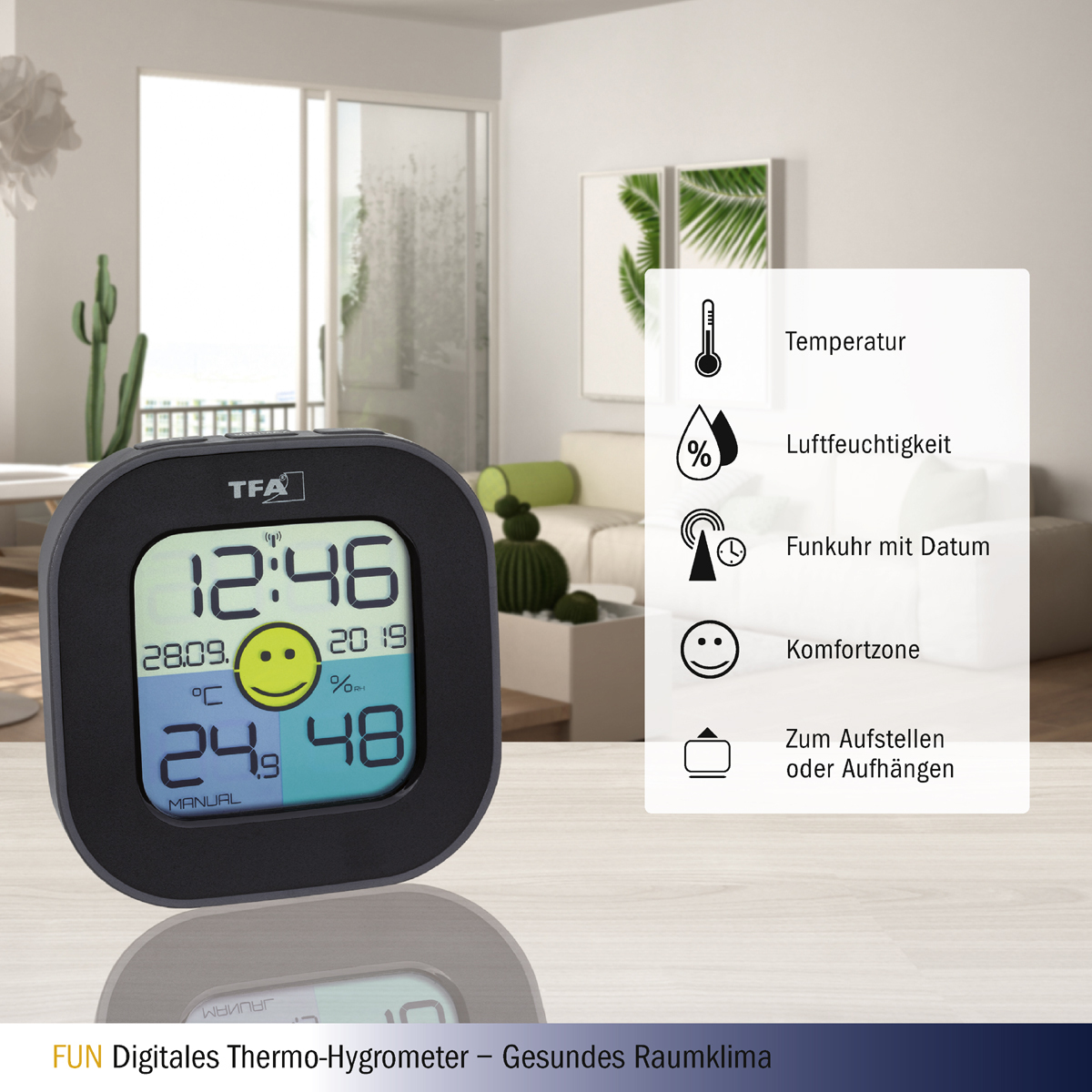 Digitales ThermoHygrometer FUN TFA Dostmann