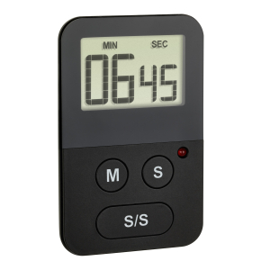 tempo fino a 99 min 50 sec 38.2038.02 allarme extra forte facile e veloce bianco TFA Dostmann Timer digitale e cronometro 