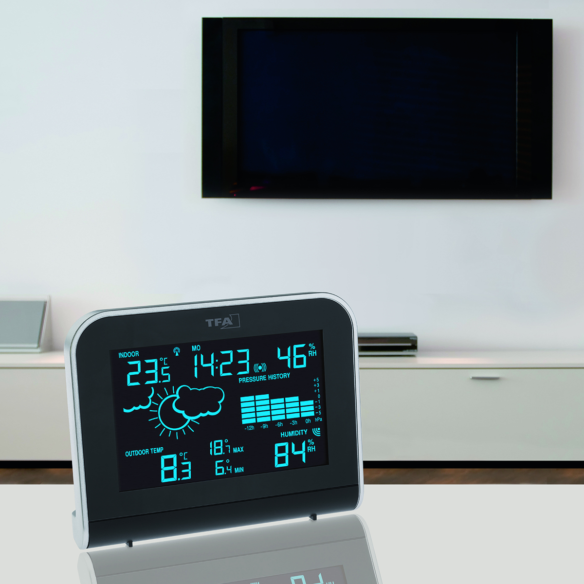 Wireless Weather Station with 'Color Sharp' Colour Change Display