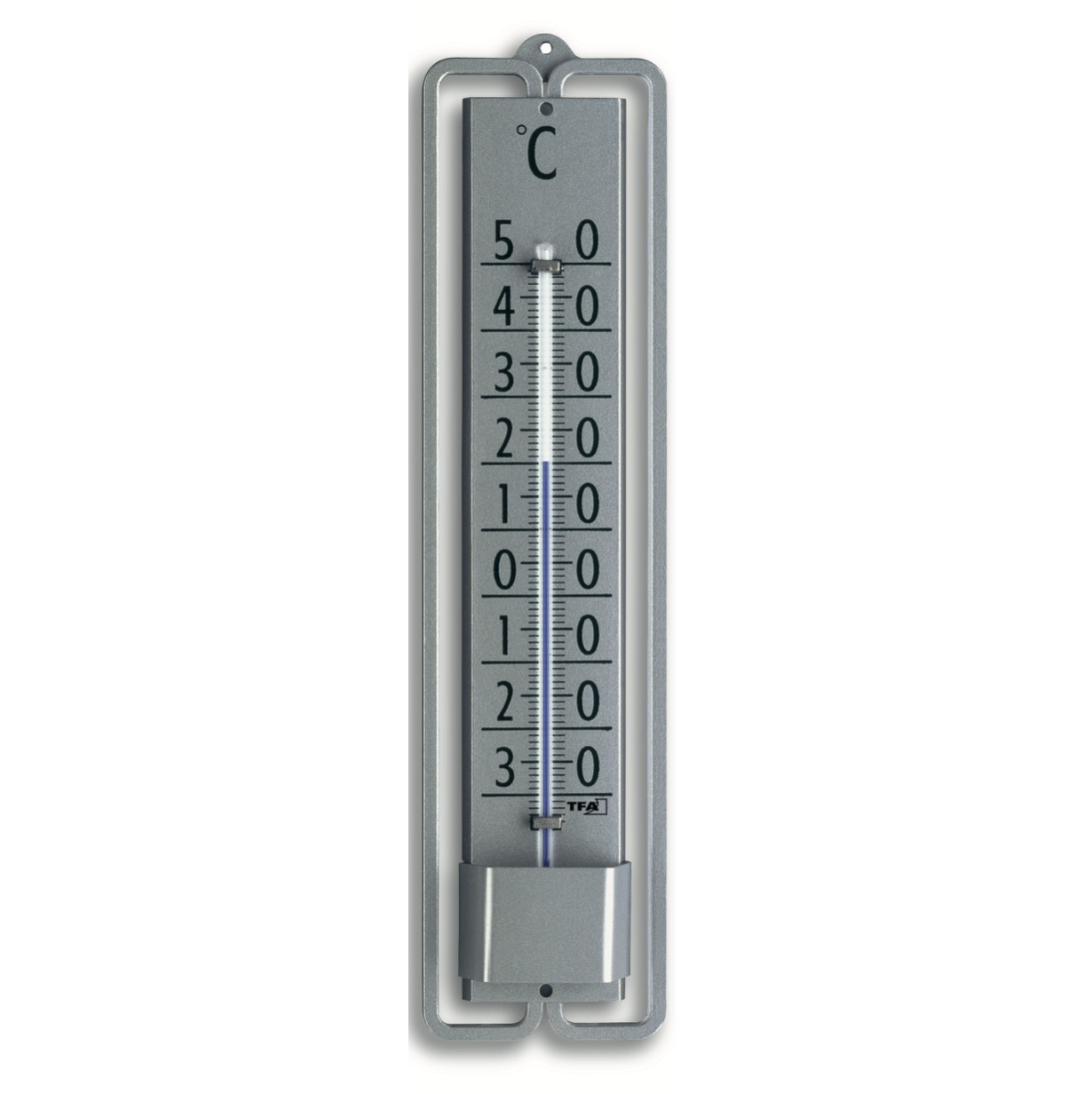 Analogue IndoorOutdoor Thermometer Made of Metal NOVELLI DESIGN TFA