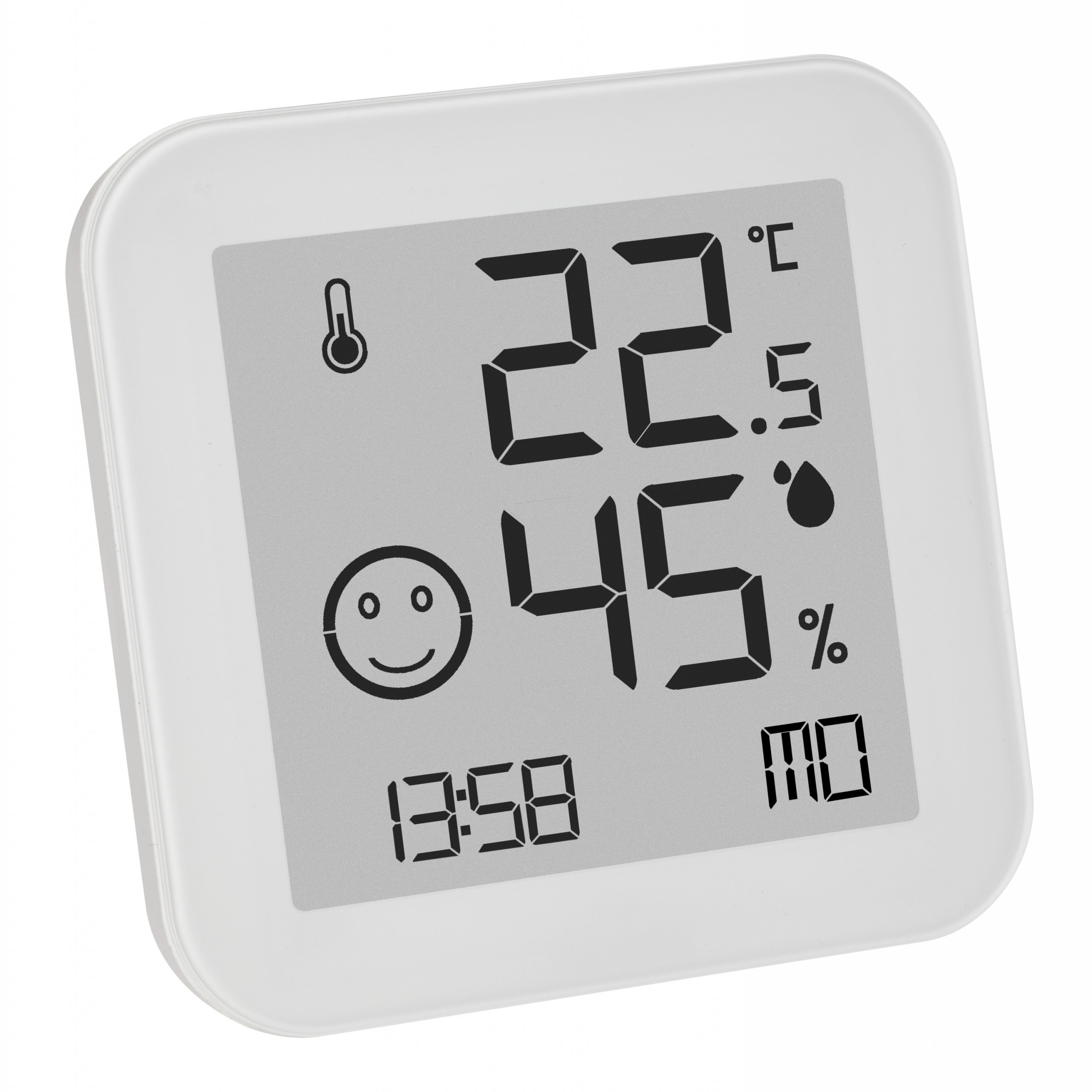 TFA 30.5054 Black & White Thermometer Hygrometer digital Raumklimakontrolle 