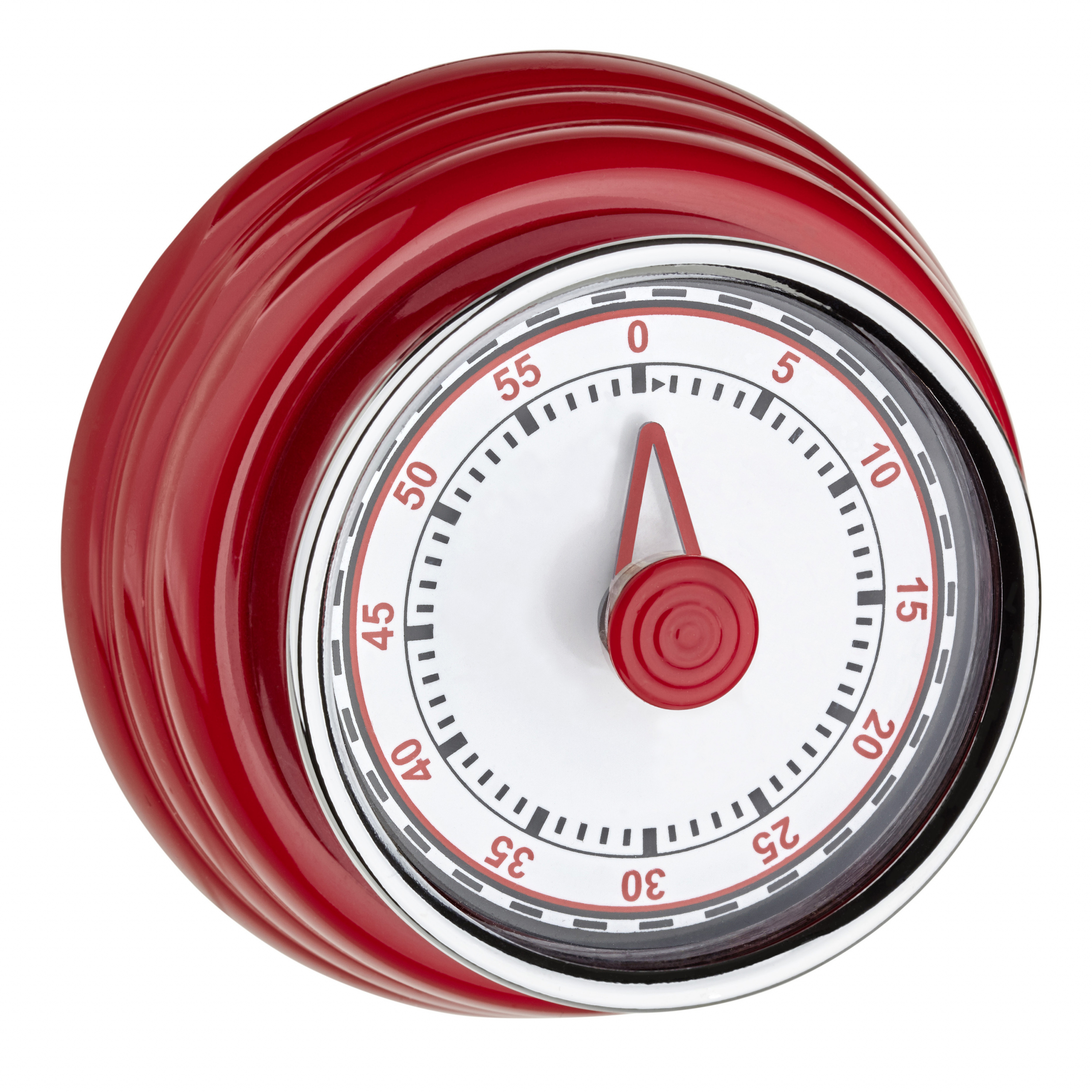 TFA Dostmann Küchentimer – Mechanische Eieruhr, 0–60 Min., Weiß, Perfekt Für Kochen, Sport & Hausaufgaben