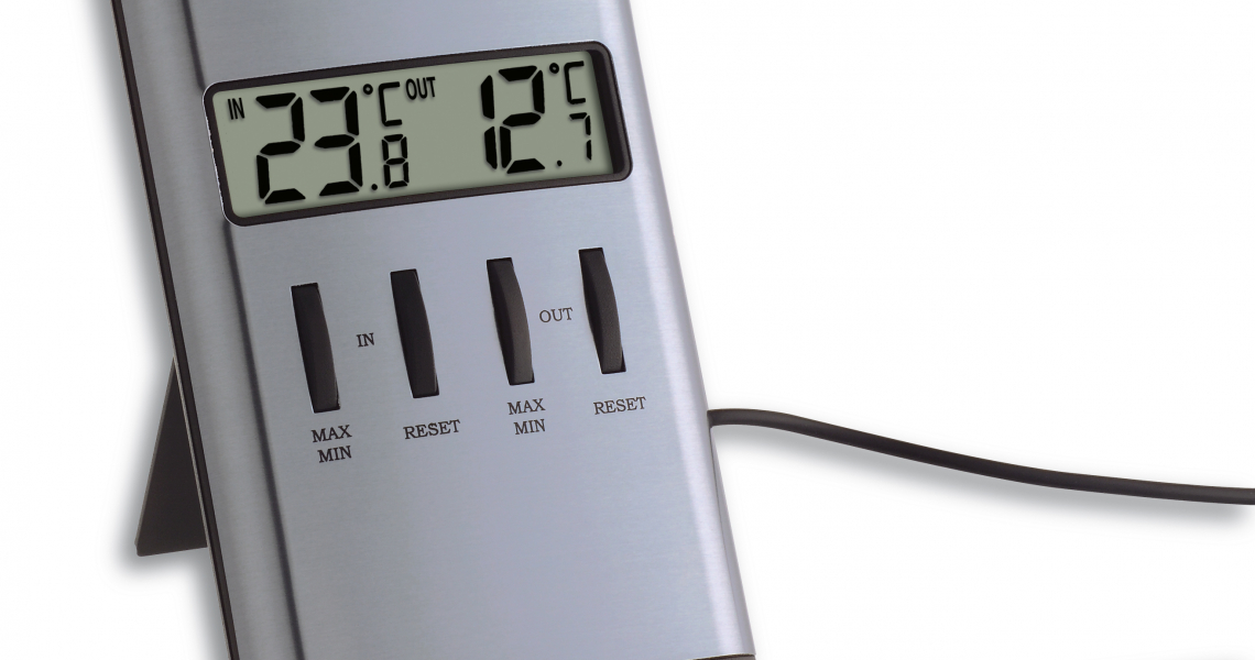 Sotel  TFA-Dostmann 30.1012 environment thermometer Electronic environment  thermometer Indoor/outdoor White