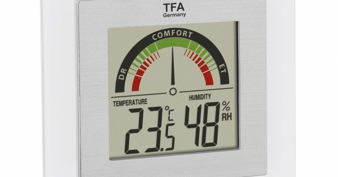 Luftfeuchtigkeit,Temperatur 45.2024 ThermoHygrometer TFA perfektes