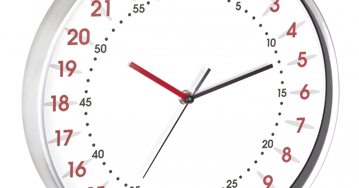 Analogue wall clock with 24hoursdial TFA Dostmann