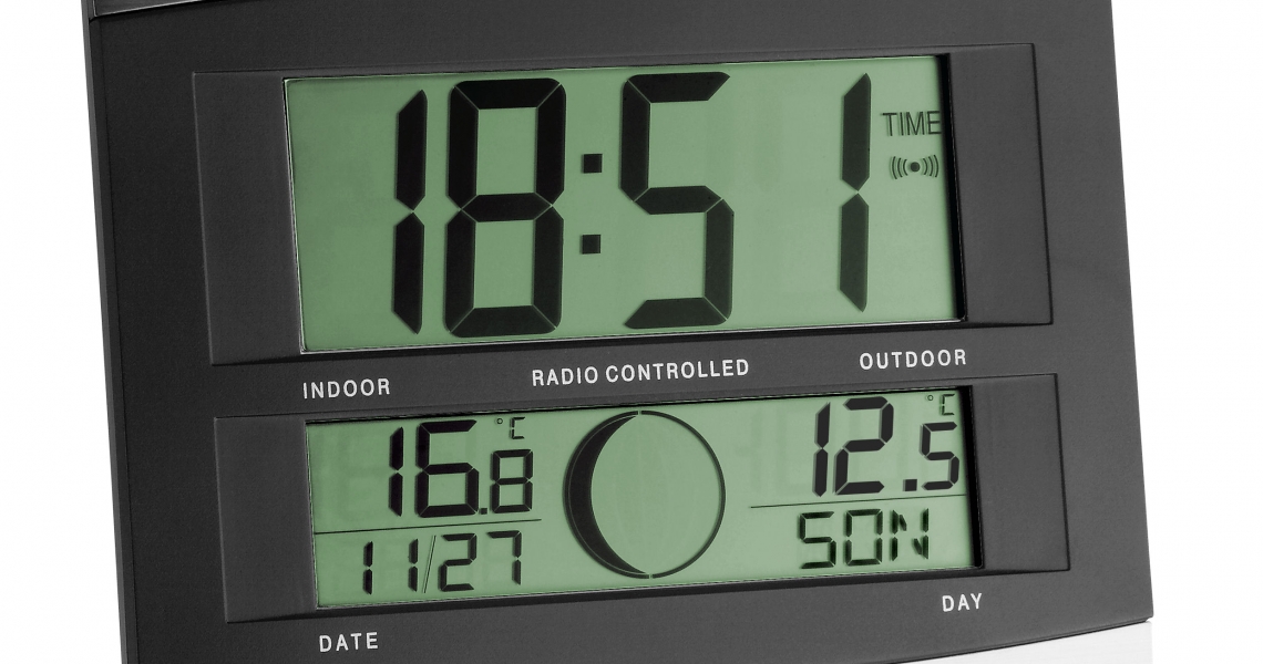 Digitale Funkuhr mit Außentemperatur | TFA Dostmann