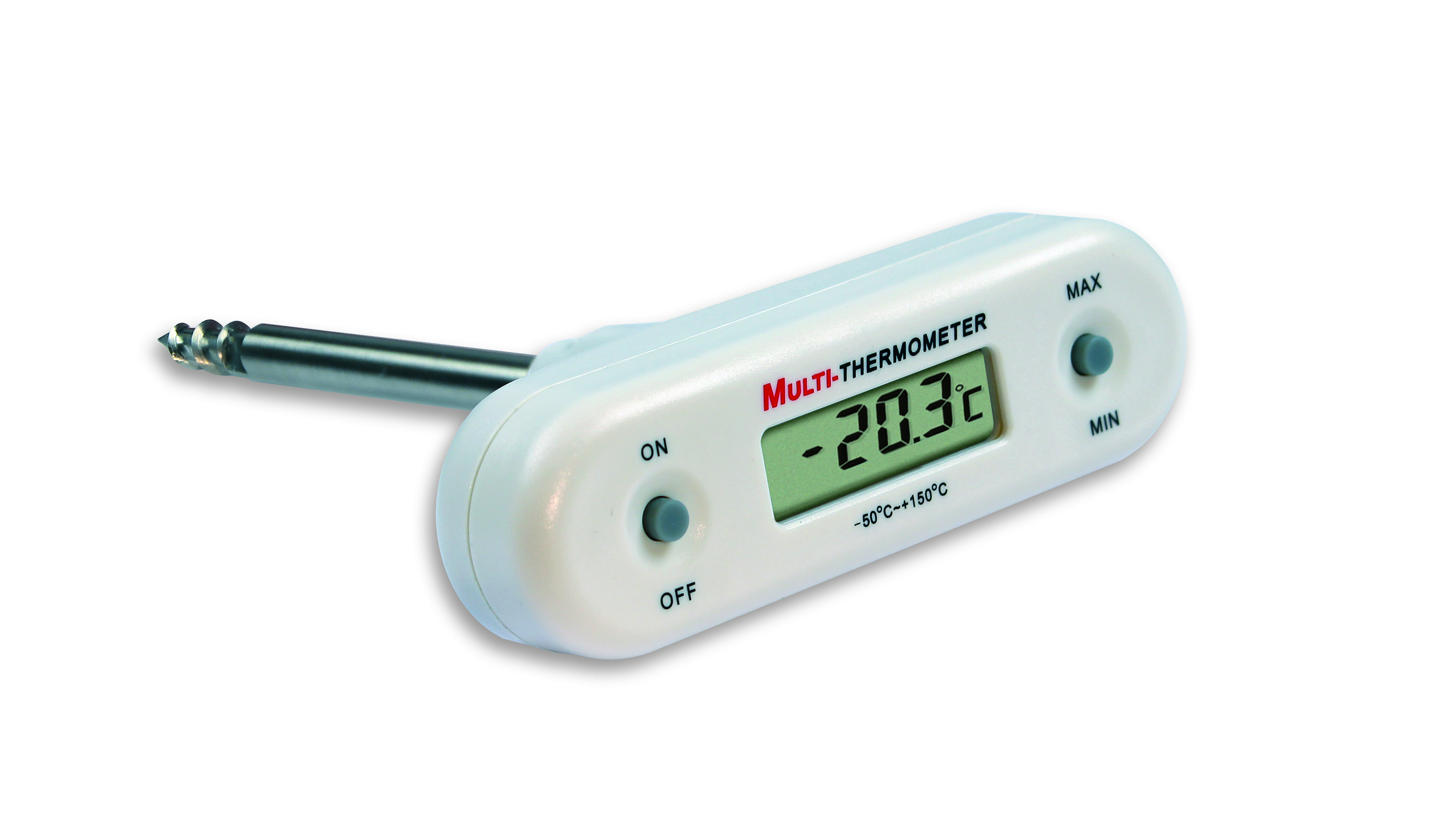 Digital TShaped Corkscrew Tip Thermometer for Frozen Food TFA Dostmann