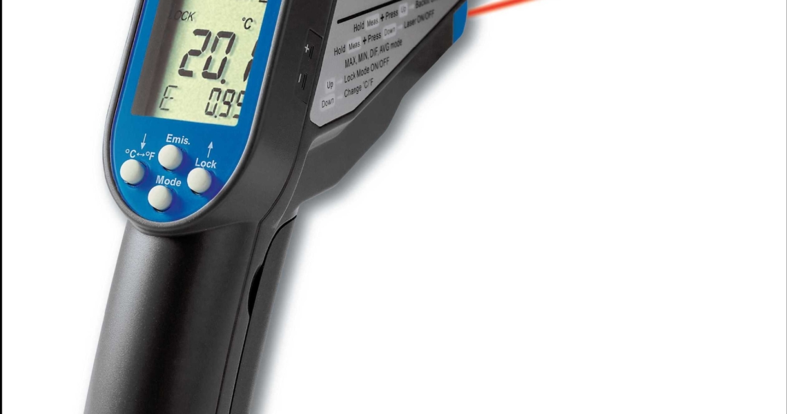 TFA Dostmann Scantemp 450 Infrarot-Thermometer – Berührungslos Von -60°C Bis +500°C, Mit Laservisier