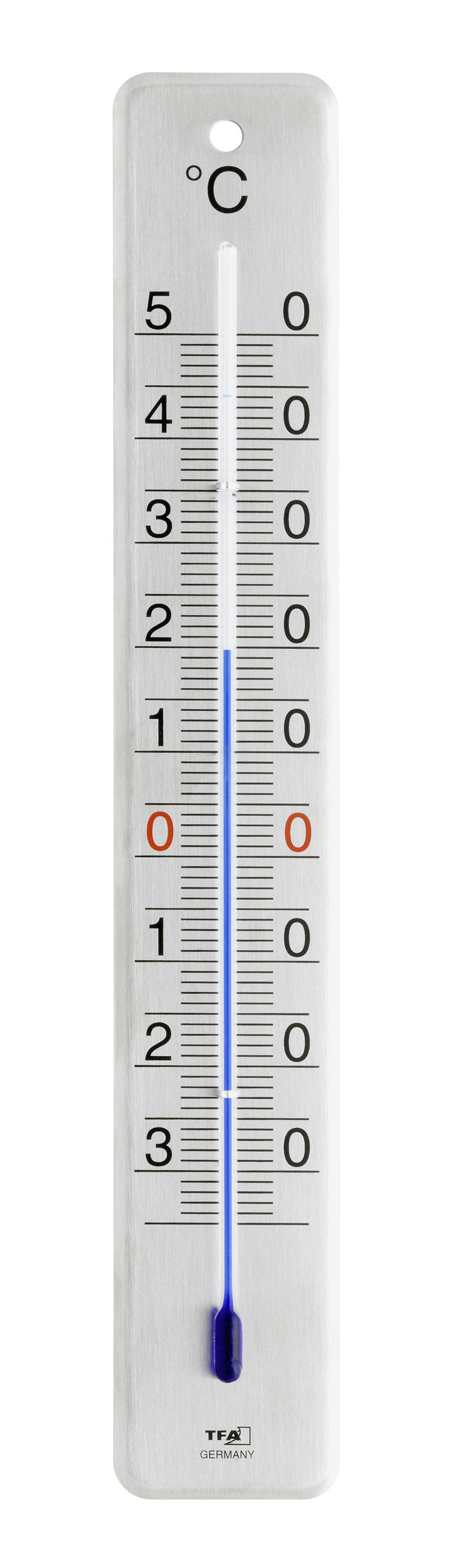 Analogue IndoorOutdoor Thermometer Made of Stainless Steel TFA Dostmann