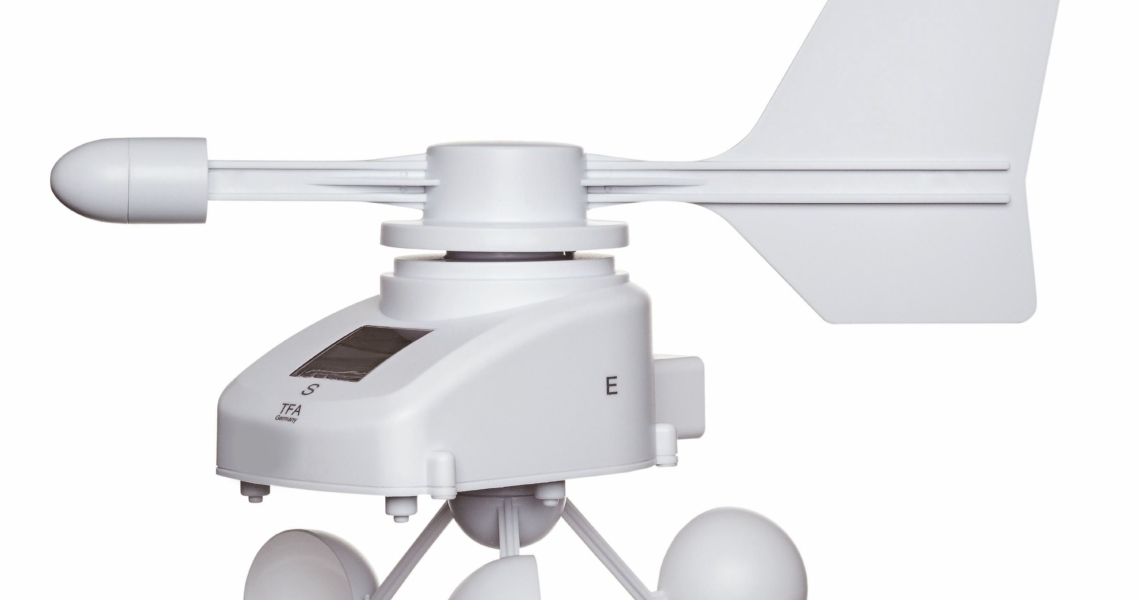 SolarFunkWindmesser WEATHERHUB TFA Dostmann