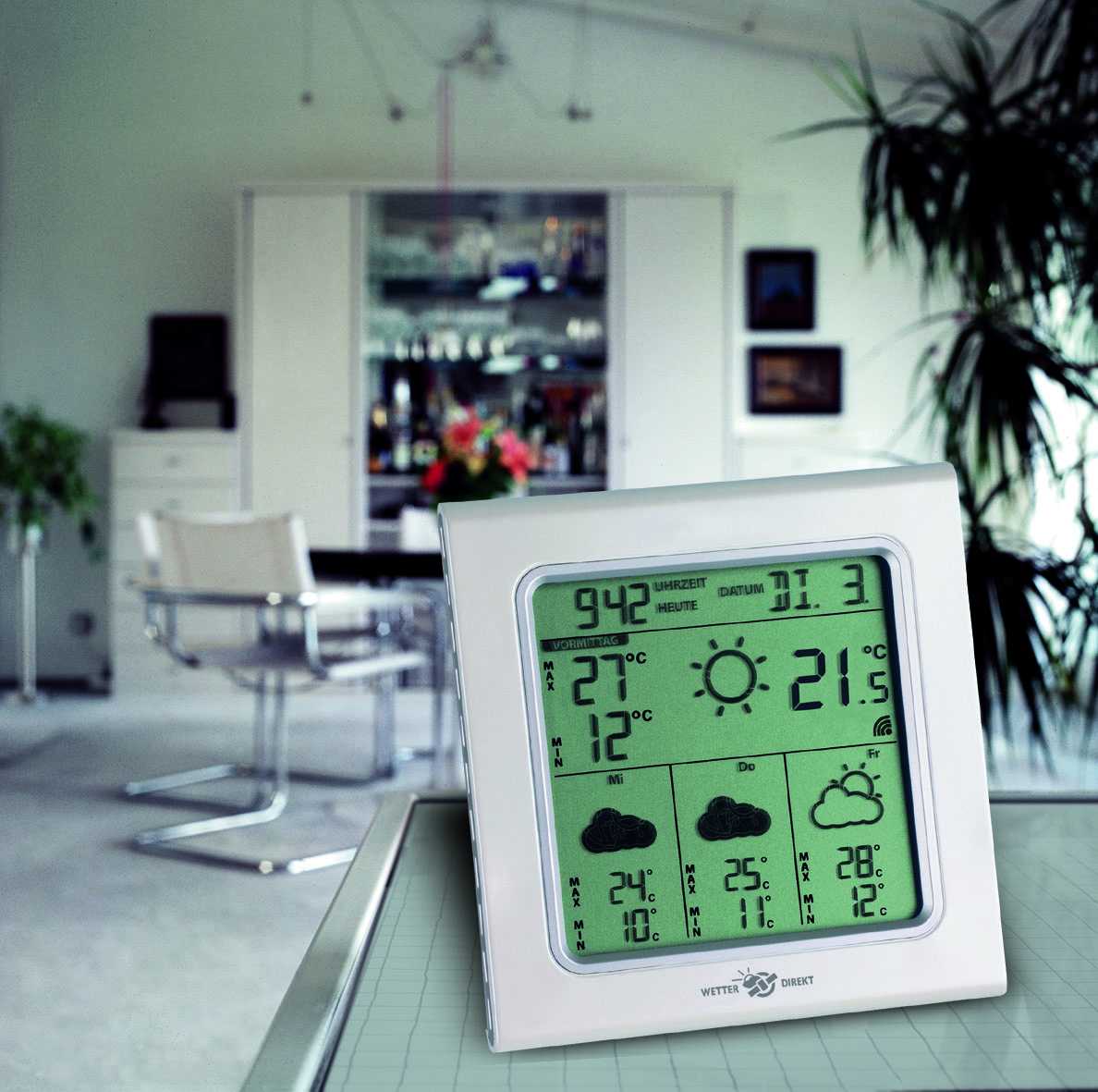 Satellitebased Wireless Weather Station GALILEO TFA Dostmann