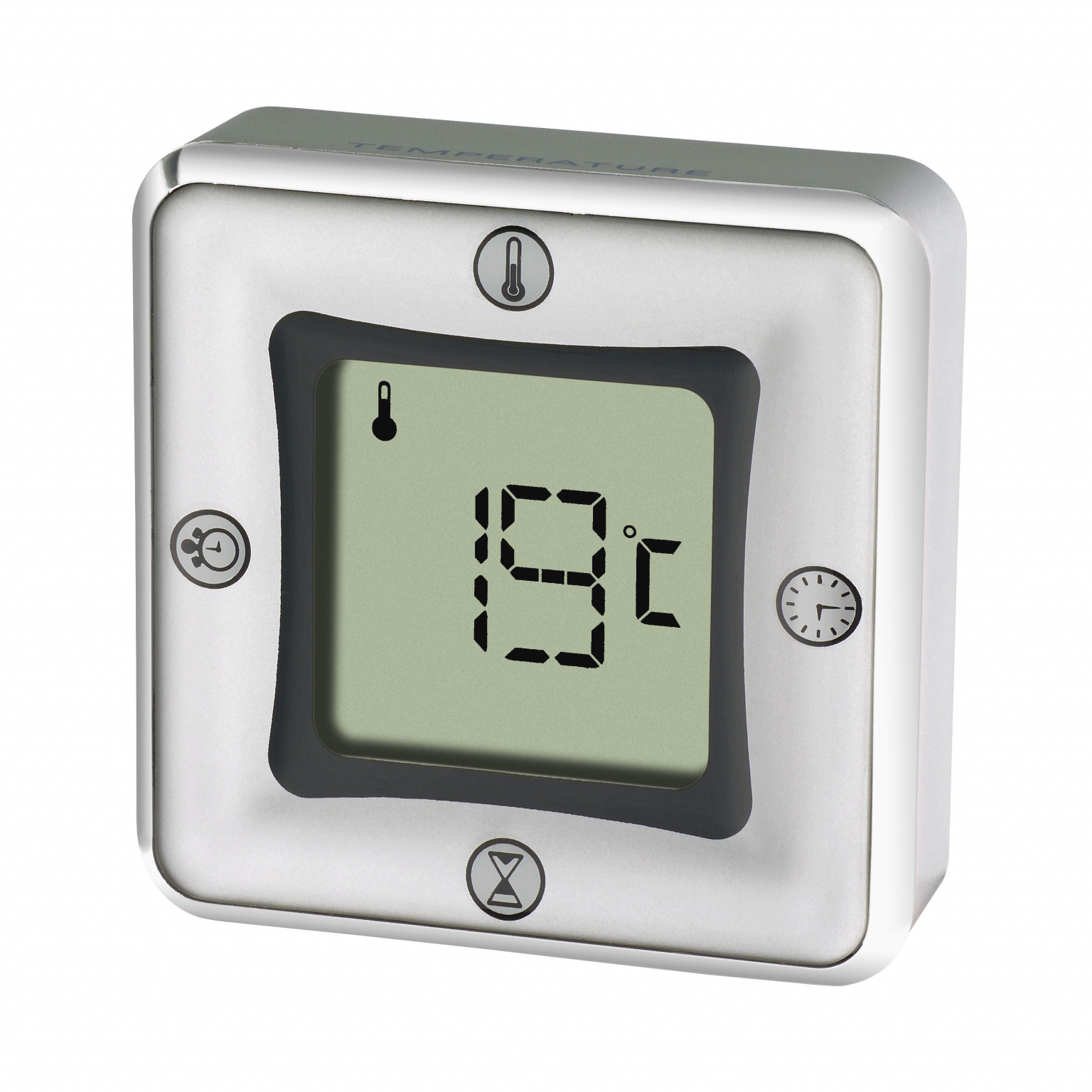 Elektronisches ThermoHygrometer mit Uhr TFA Dostmann