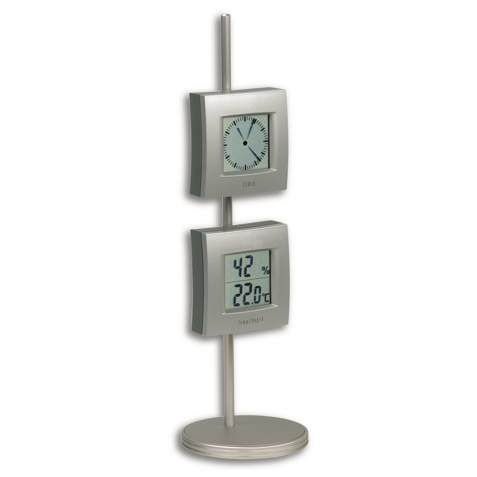 Electronic thermohygrometer with watch TFA Dostmann