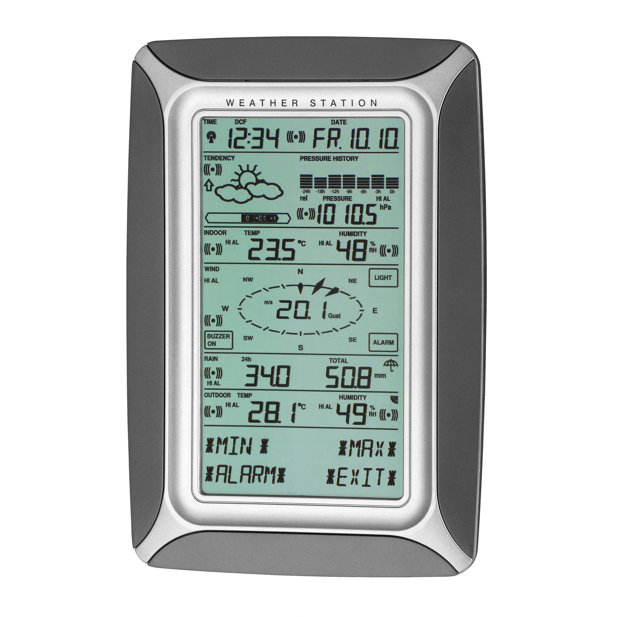 Tfa Dostmann 35.1098  Quadro / Station Météo Radio Pilotée