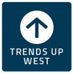 Trends Up West Logo