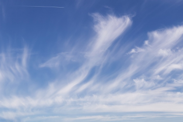 Cirrus Schleierwolken