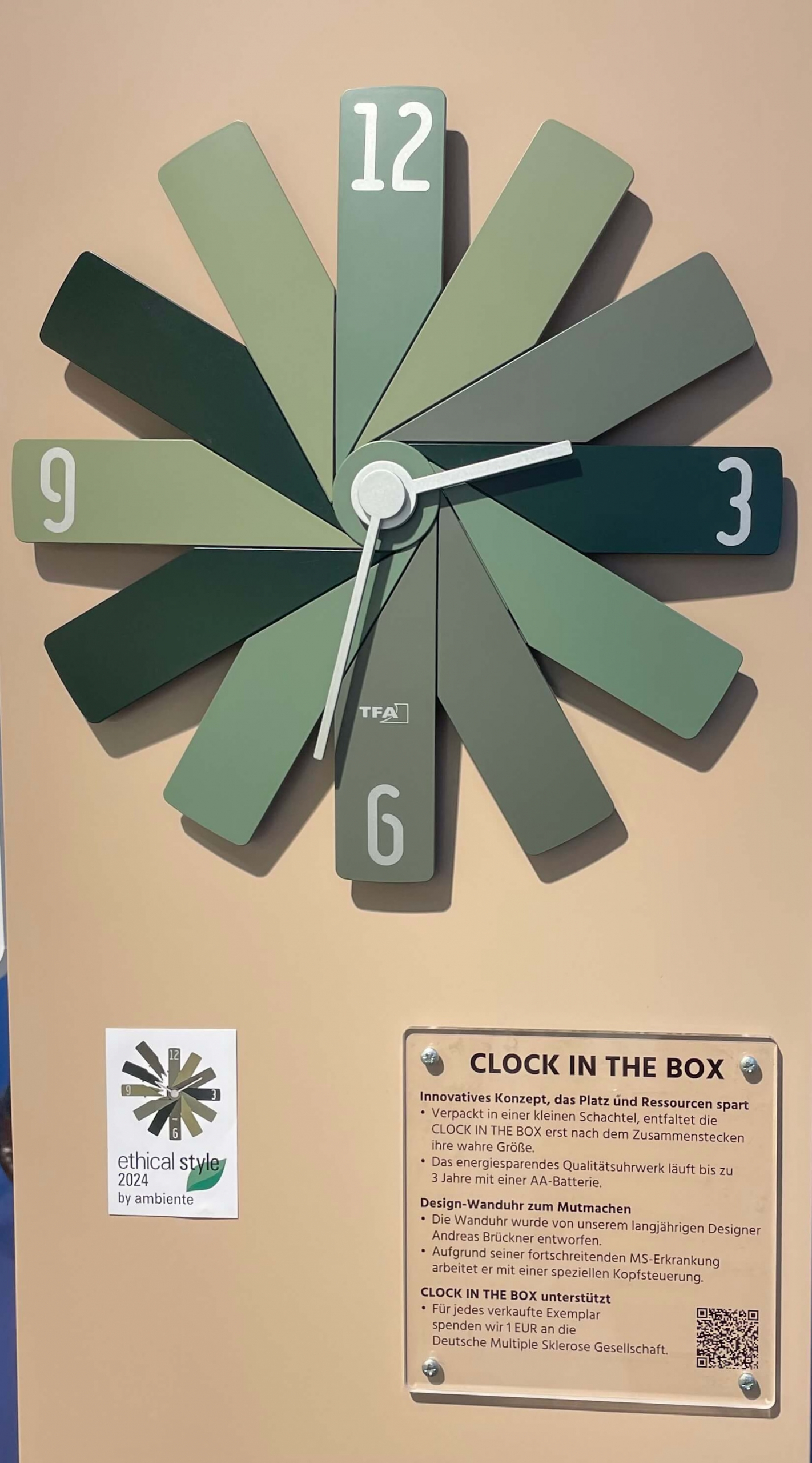 Clock in the Box - ausgezeichnet mit Ethical Style