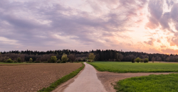 Landschaft als Symbol für Klimareferenzwerte und langfristige Klimaveränderungen
