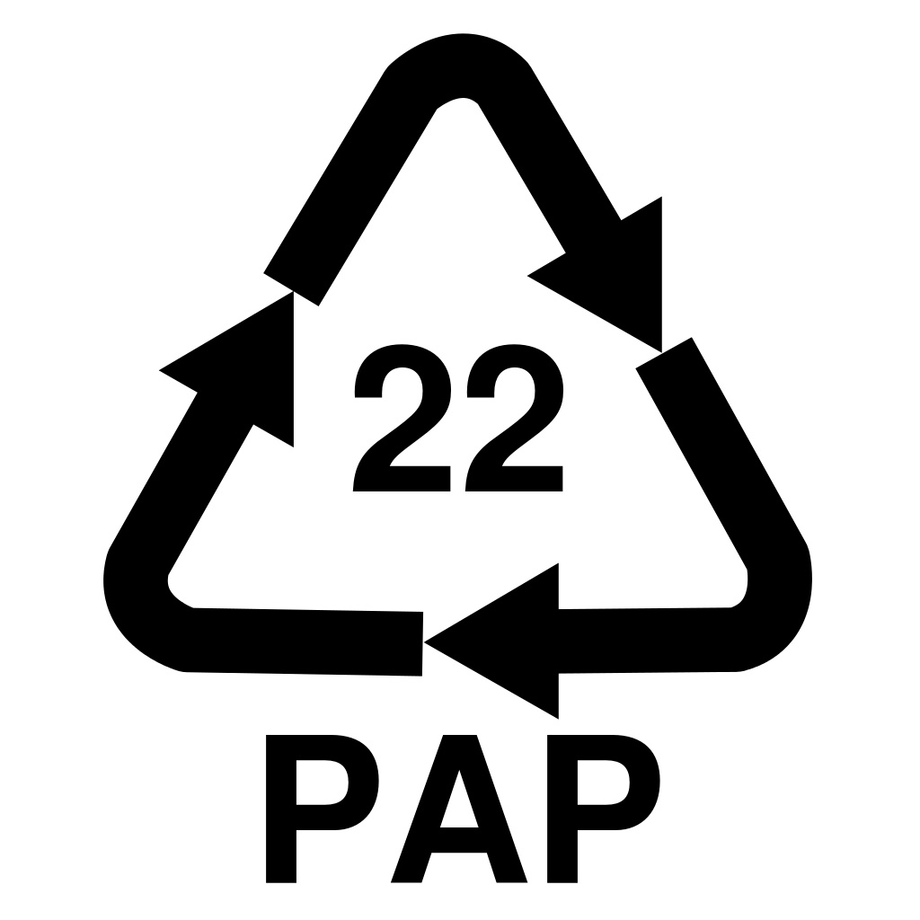 Recycling Code PAP 22