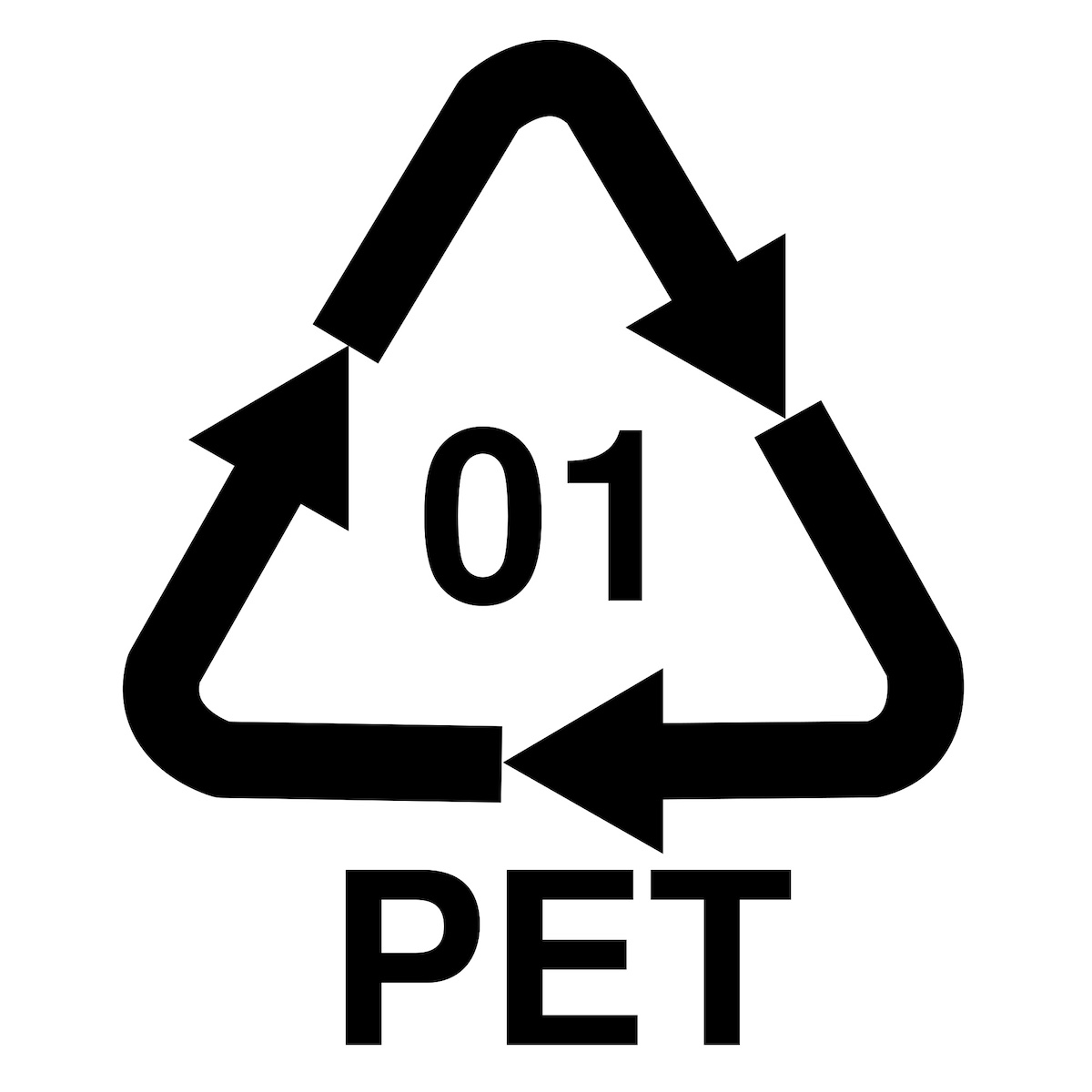 Recycling Code PET 01